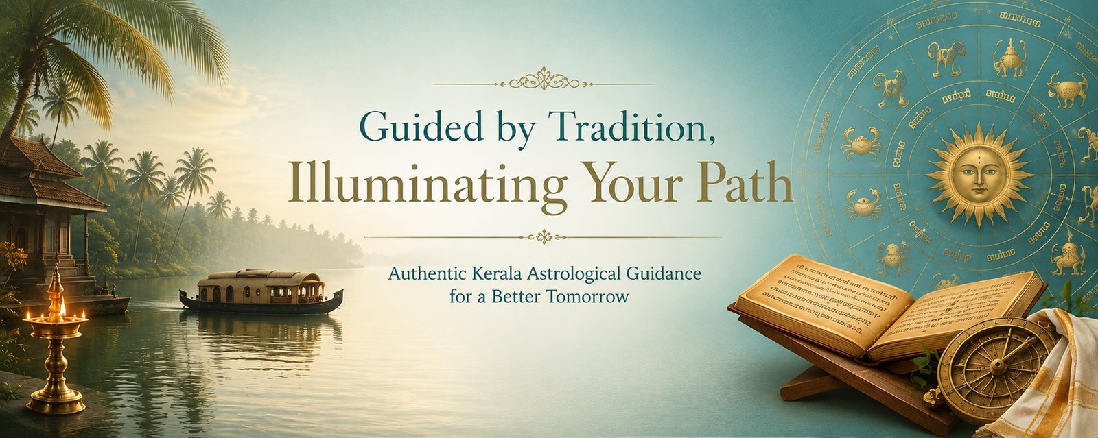 Guided by tradition, illuminating your path — authentic Kerala astrological guidance for a better tomorrow